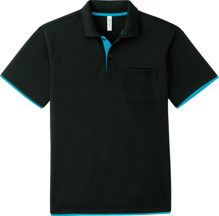 グリマー 半袖 4.4オンス ドライ ポロシャツ Ｌ ネイビー - トップス