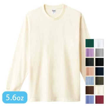 PrintStar (プリントスター) 5.6オンス ヘビーウェイトLS-Tシャツ（+リブ）