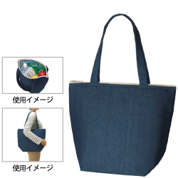 デニム保冷トート M インディゴ