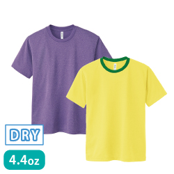 4.4オンス ドライTシャツ(キッズサイズ)