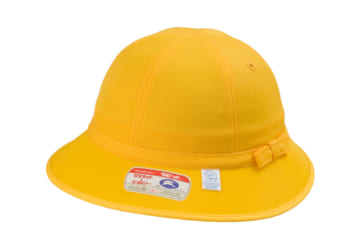 UDK エコ黄交通安全帽メトロ型（アゴゴム付）