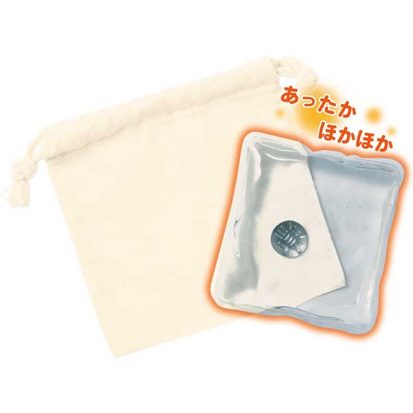 MARKLESS STYLE(マークレススタイル)リウォームエコカイロ(巾着付) ナチュラル