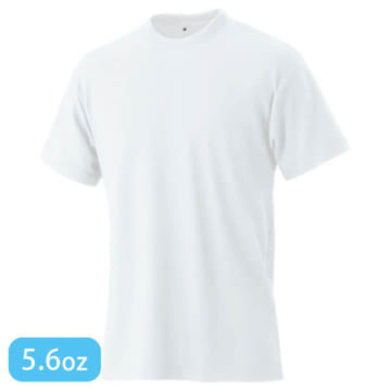裏綿ハニカムメッシュTシャツ （ホワイト）