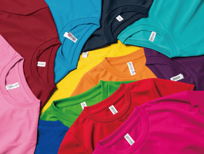 カラー展開の多いTシャツ