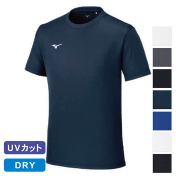 mizuno（ミズノ）ナビドライTシャツ(半袖／丸首)