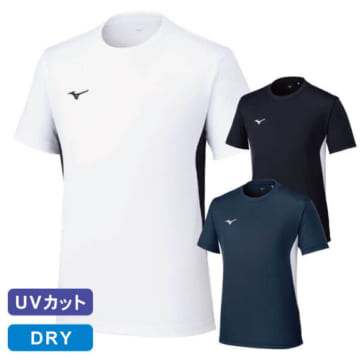 mizuno（ミズノ）ナビドライTシャツ(半袖／切替)