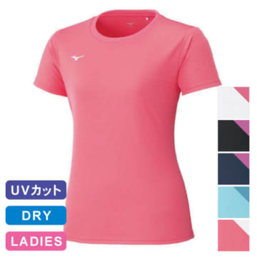 mizuno（ミズノ）ナビドライTシャツ(半袖／丸首)