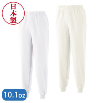綿裏毛スウェットパンツ （ホワイト／オフホワイト）
