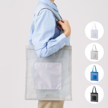 MARKLESS STYLE メッシュフラットトート