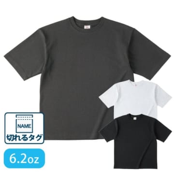 CROSS STITCH(クロス ステッチ) マックスウェイト オーバーサイズTシャツ(5分袖）