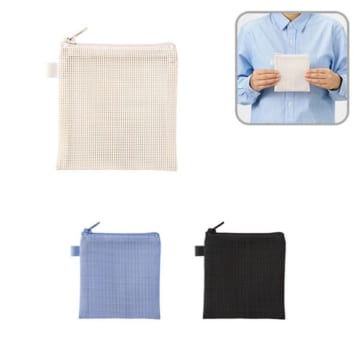 MARKLESS STYLE ハードメッシュフラットポーチ（SS）