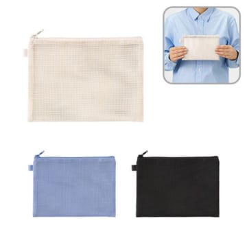 MARKLESS STYLE ハードメッシュフラットポーチ（M）