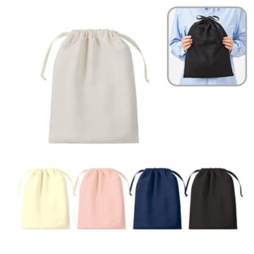 MARKLESS STYLE スウェード風巾着（L）