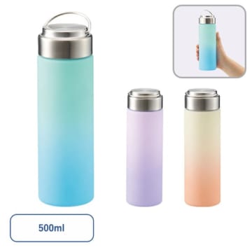 MARKLESS STYLE グラデーションハンドルクリアボトル500ml