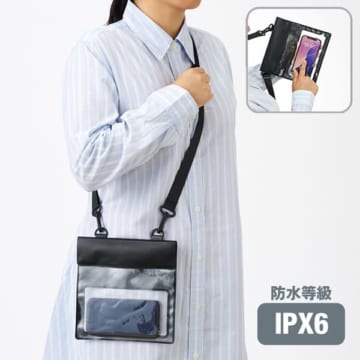 MARKLESS STYLE モバイルウォータープルーフサコッシュ