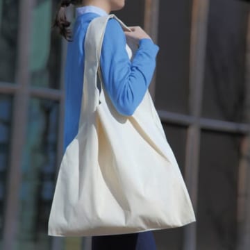 コットンマルシェバッグ（Ｌ）