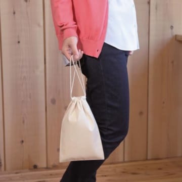 コットン巾着(Sサイズ・ロープひも)