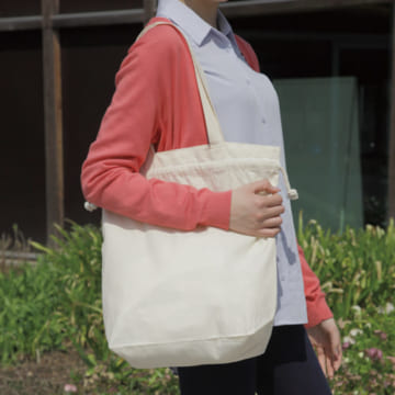 コットンエコ巾着(Lサイズ)