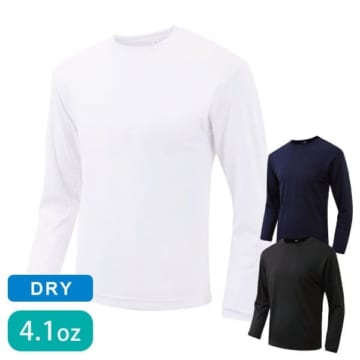 wundou プリンタブルドライ長袖Tシャツ