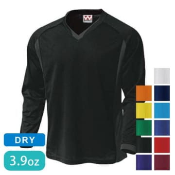 wundou ベーシックロングスリーブサッカーシャツ