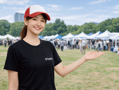 イベント・スタッフ用キャップ